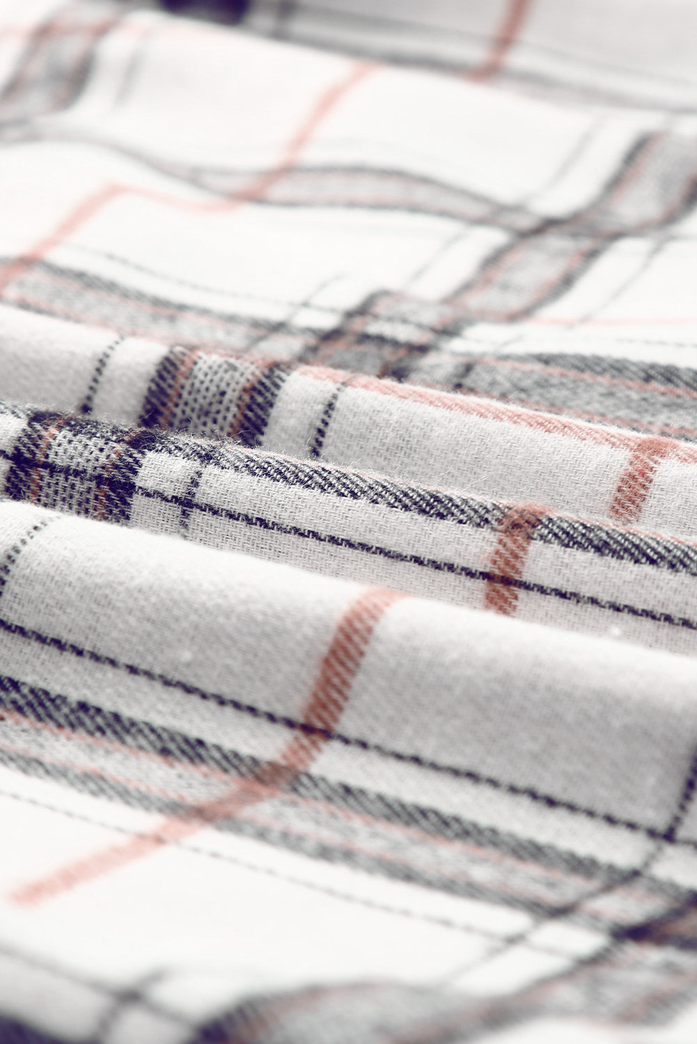 Plaid Button Up Long Sleeve Shacket - Charming Charlie