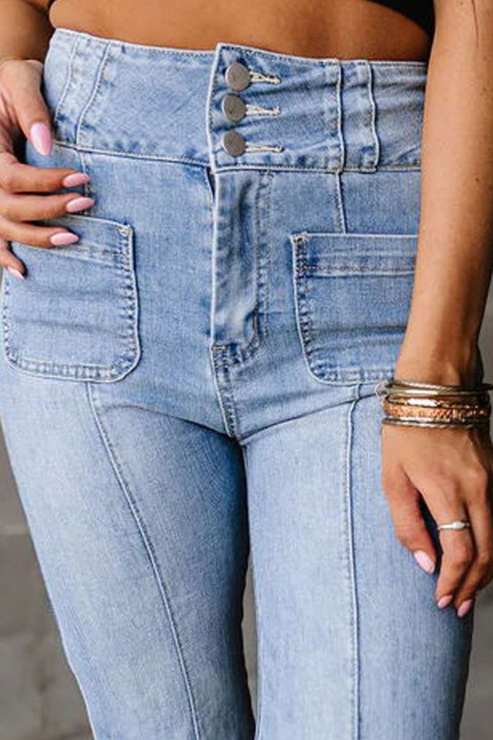 High Waist Bootcut Jeans - Charming Charlie