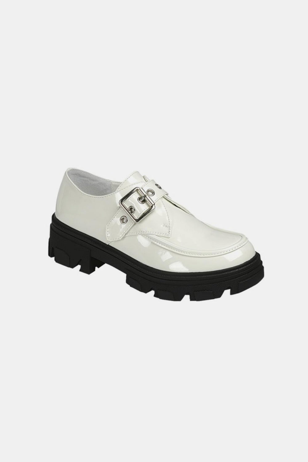 Forever Link Buckled Platform Lug Sole Loafers - Charming Charlie