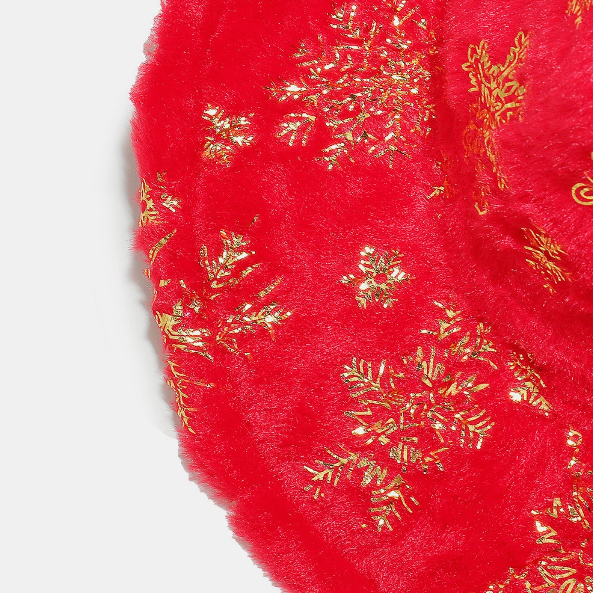 Fuzzy Snowflakes Polyester Hat - Charming Charlie
