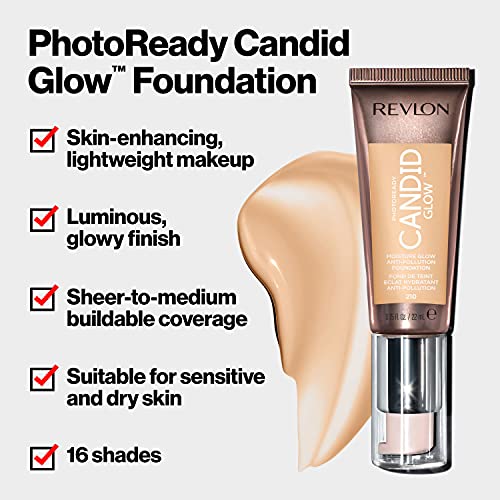 Revlon Photoready Candid glow moisture Glow Anti-Pollution Foundation - Charming Charlie