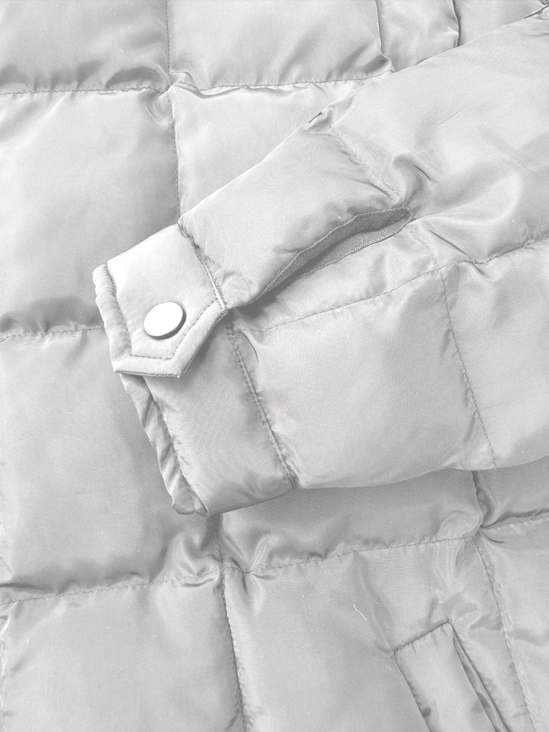 Pocketed Plaid Quilted Zip Up Winter Coat - Charming Charlie