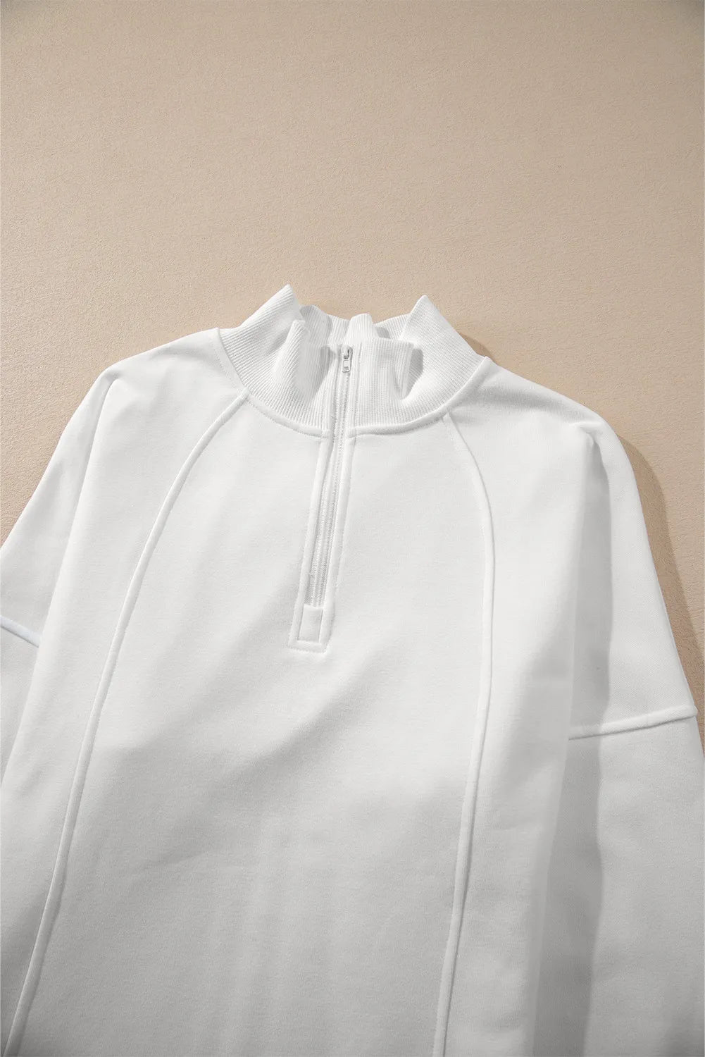 Half Zip Long Sleeve Sweatshirt - Charming Charlie