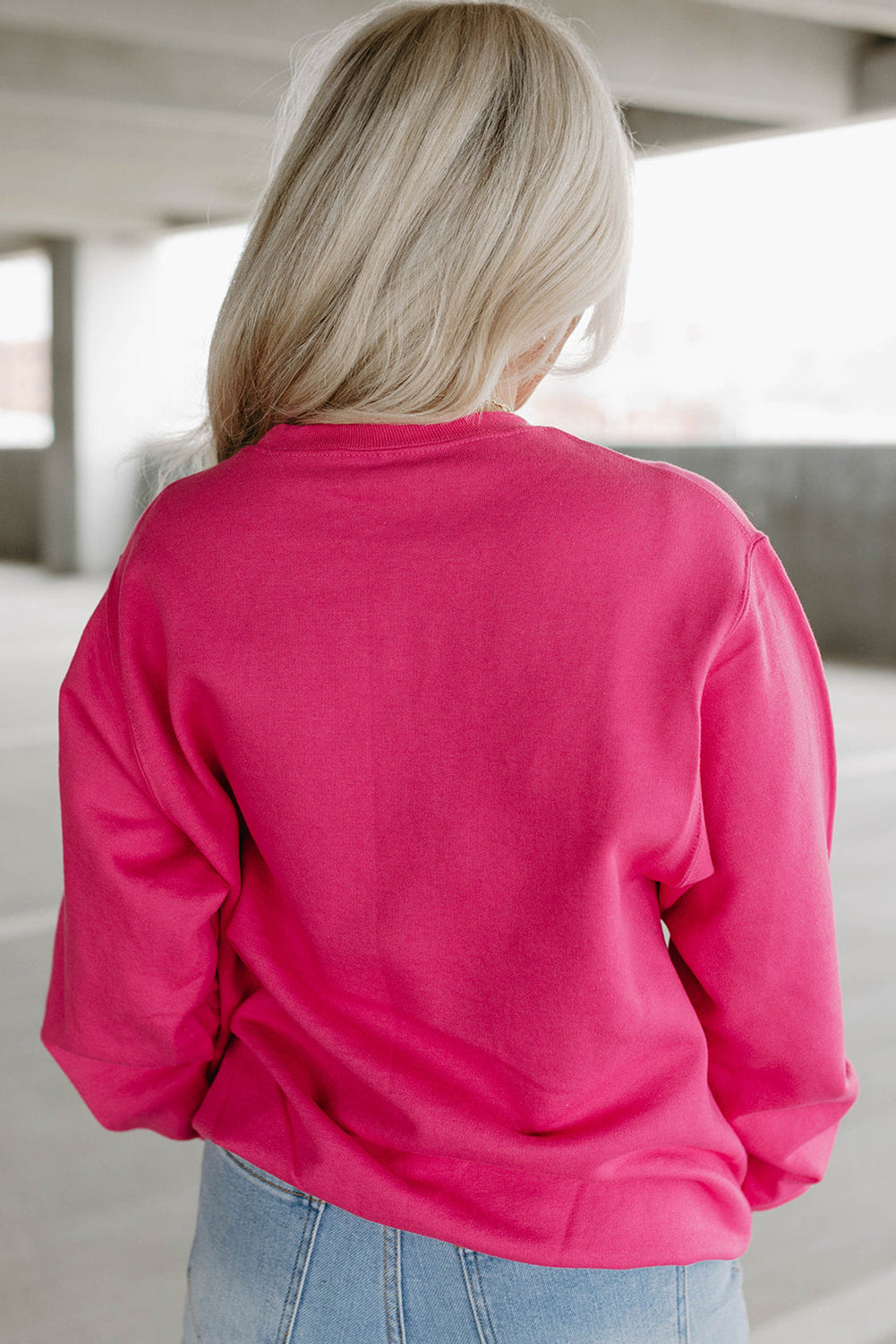 Heart Patch Long Sleeve Sweatshirt - Charming Charlie