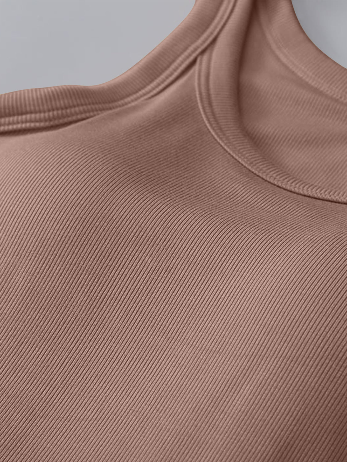 Round Neck Tank with Bra - Charming Charlie