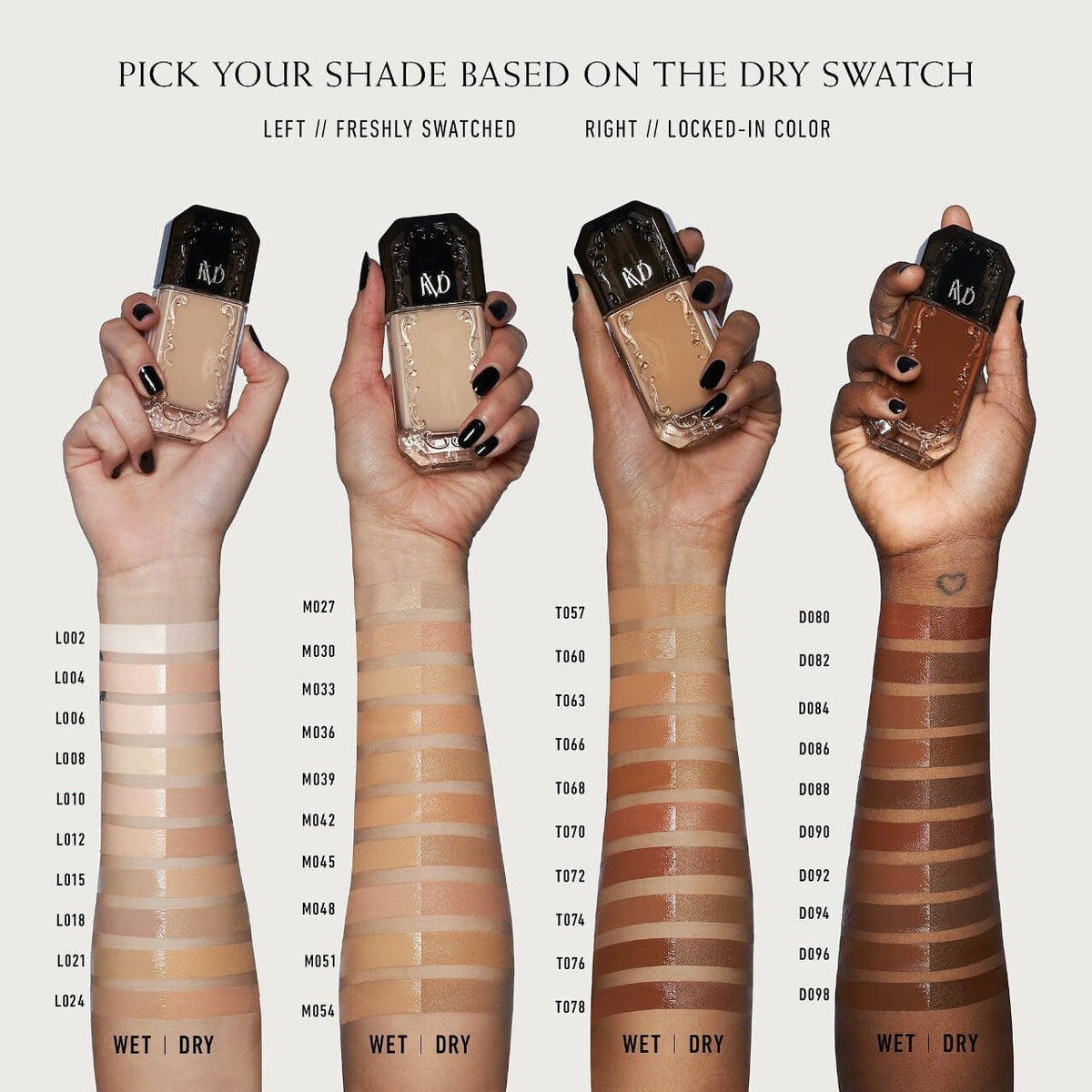 KVD Beauty Good Apple Non-Comedogenic Full-Coverage Serum Foundation Tan 074 - Charming Charlie