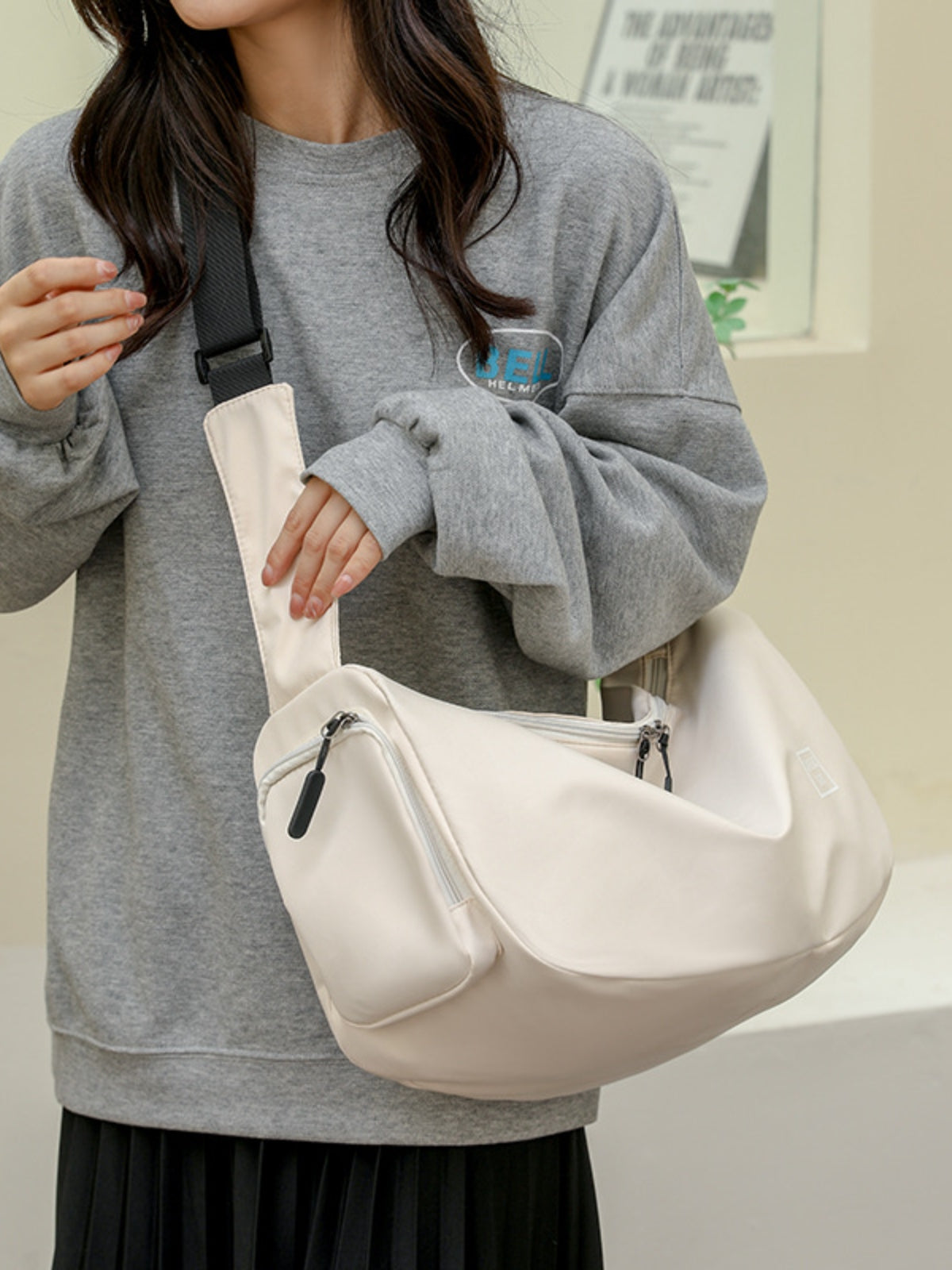Oxford Cloth Large Capacity Crossbody Bag - Charming Charlie