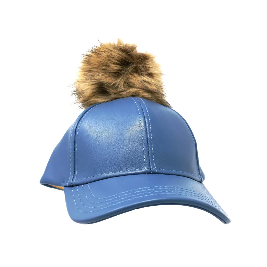 Denim Faux Leather Fur Pom CC Ball Cap combines stylish design with expert craftsmanship. Featuring high-quality faux leather, this cap offers durability and a sleek appearance. The soft fur pom adds a sophisticated accent, enhancing its fashionable appeal. Designed for a comfortable fit, it’s perfect for those who want to elevate their casual outfits with a refined accessory.