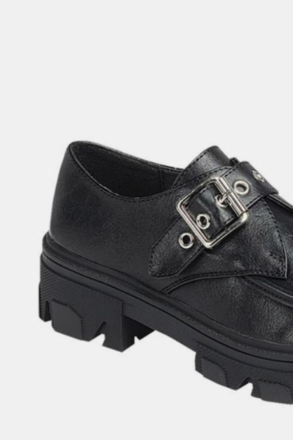 Forever Link Buckled Platform Lug Sole Loafers - Charming Charlie