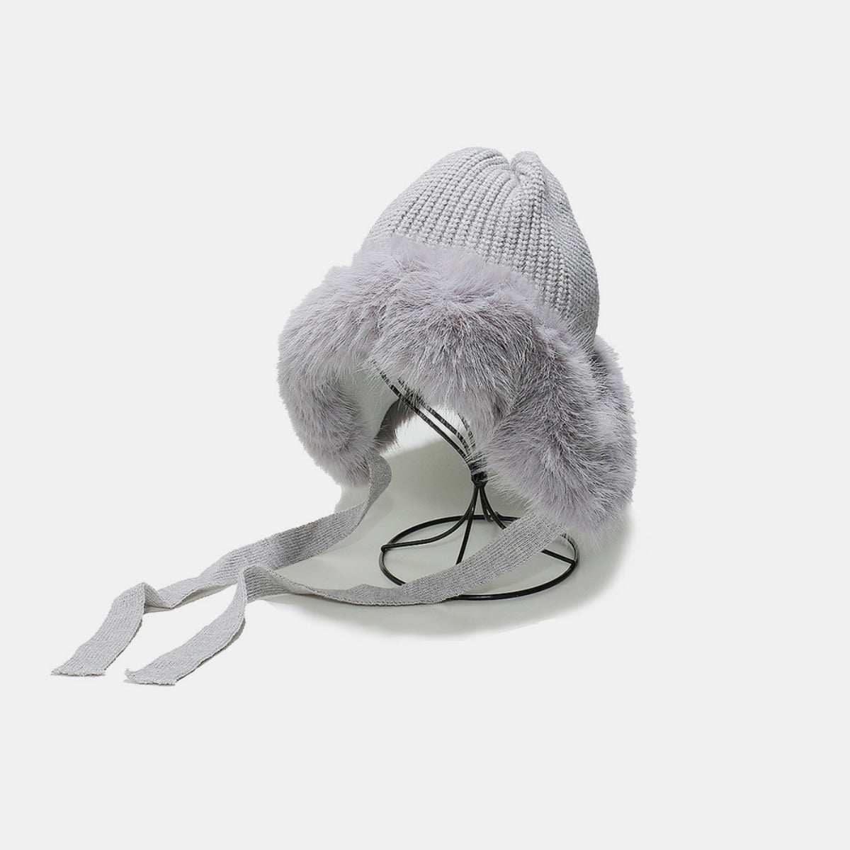 Thermal Tied Fuzzy Winter Hat - Charming Charlie
