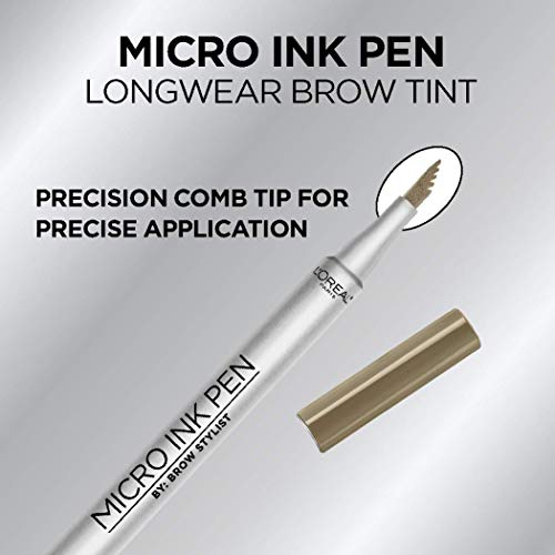 L'Oreal Paris Brow Stylist Micro Ink Pen by Brow Stylist, Up to 48HR Wear - Charming Charlie