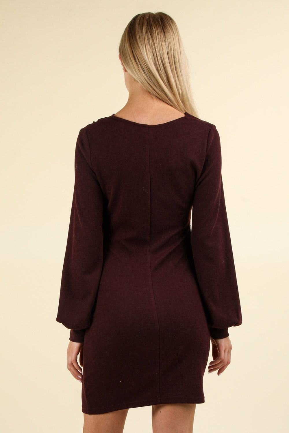 VERY J Ruched Detail Bodycon Mini Dress - Charming Charlie
