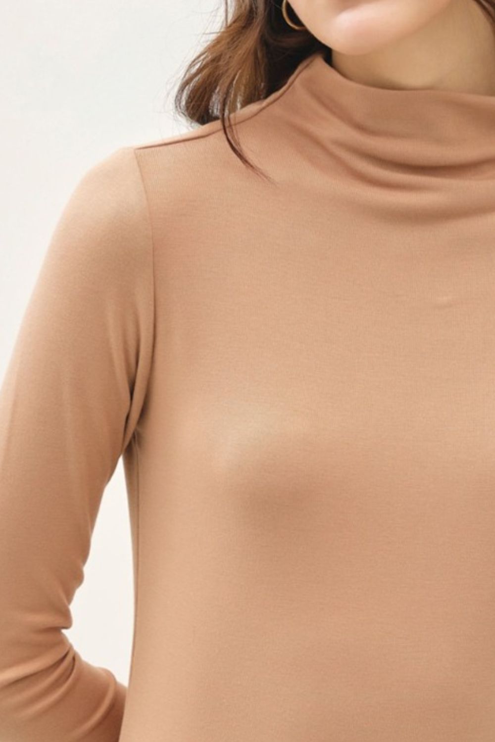 Be Cool Mock Neck Long Sleeve T-Shirt - Charming Charlie