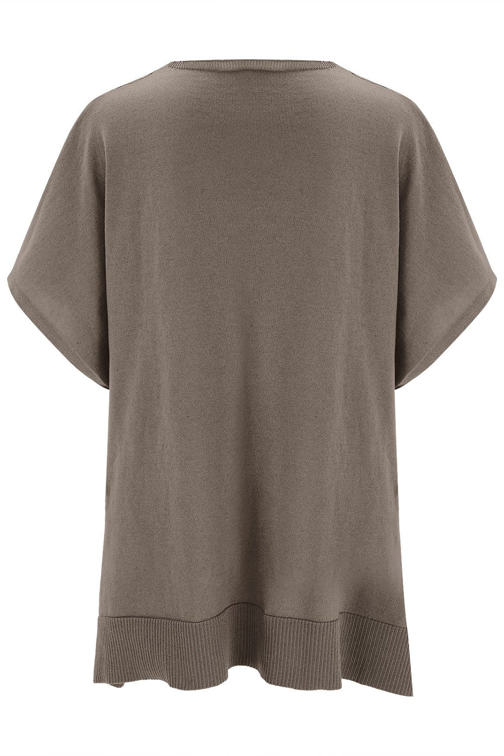 Slit V-Neck Half Sleeve Knit Top - Charming Charlie