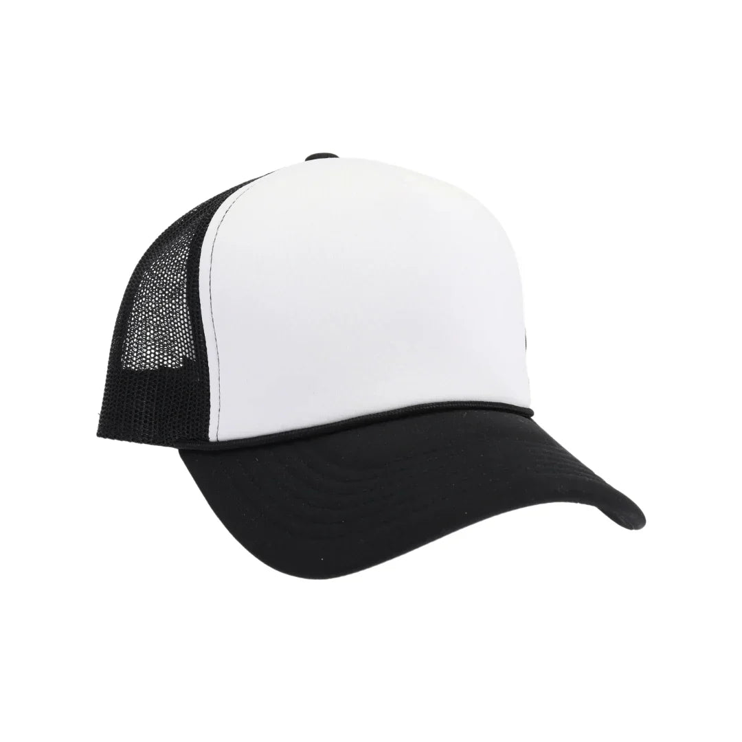 Foam Front C.C Trucker Hat combines classic trucker style with a comfortable foam front panel for a structured fit. Its breathable mesh back ensures ventilation, making it ideal for all-day wear. Designed for durability and style, this hat features adjustable sizing for a personalized fit, making it perfect for outdoor activities or casual outings.