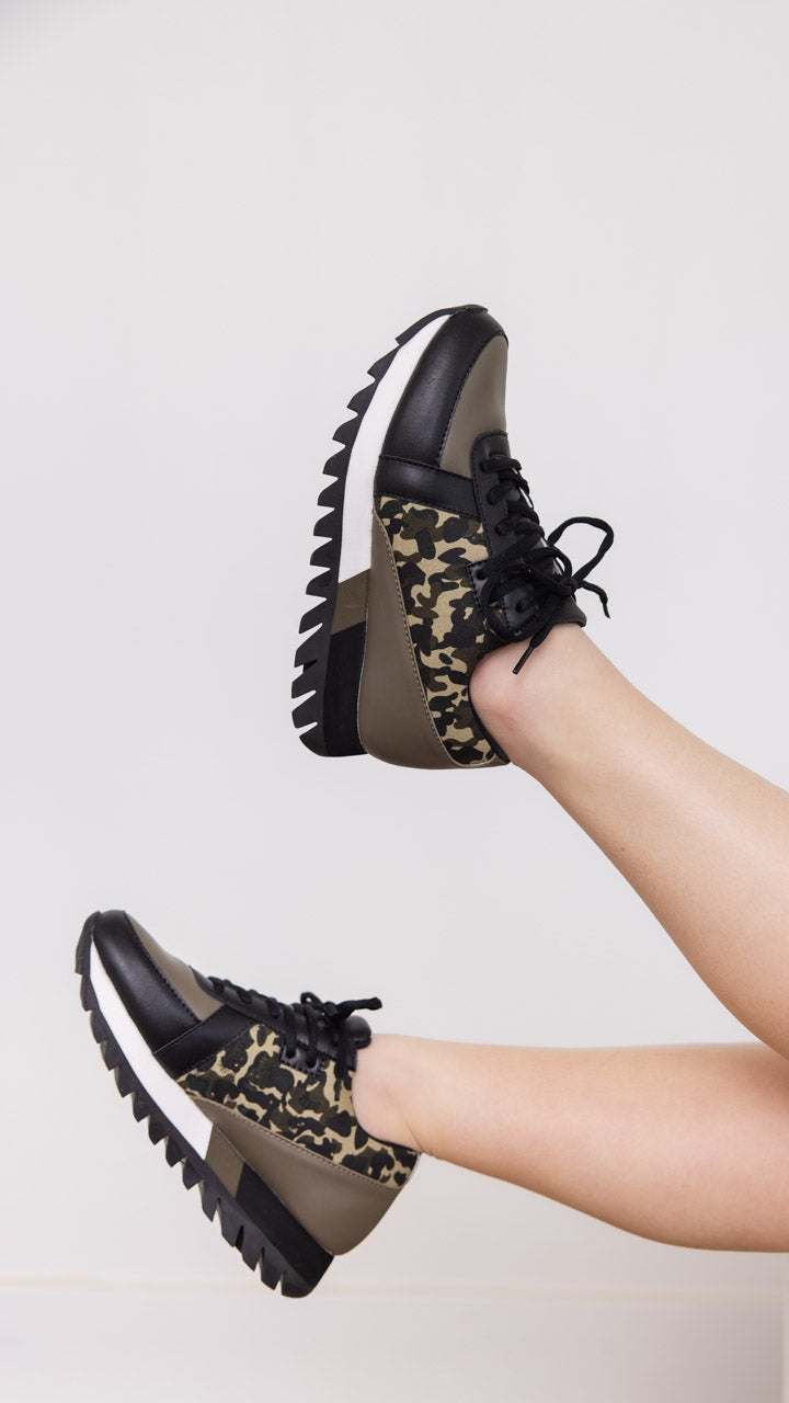 Geri Sneaker in Camo - Charming Charlie