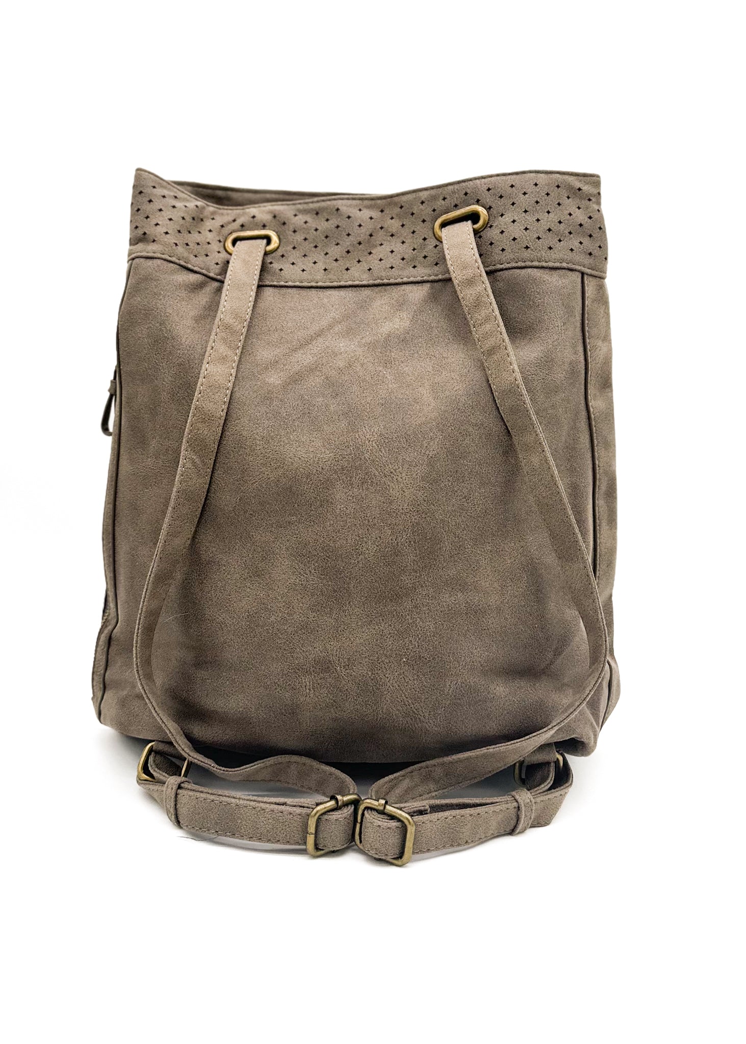 Giggy Backpack in Taupe - Charming Charlie
