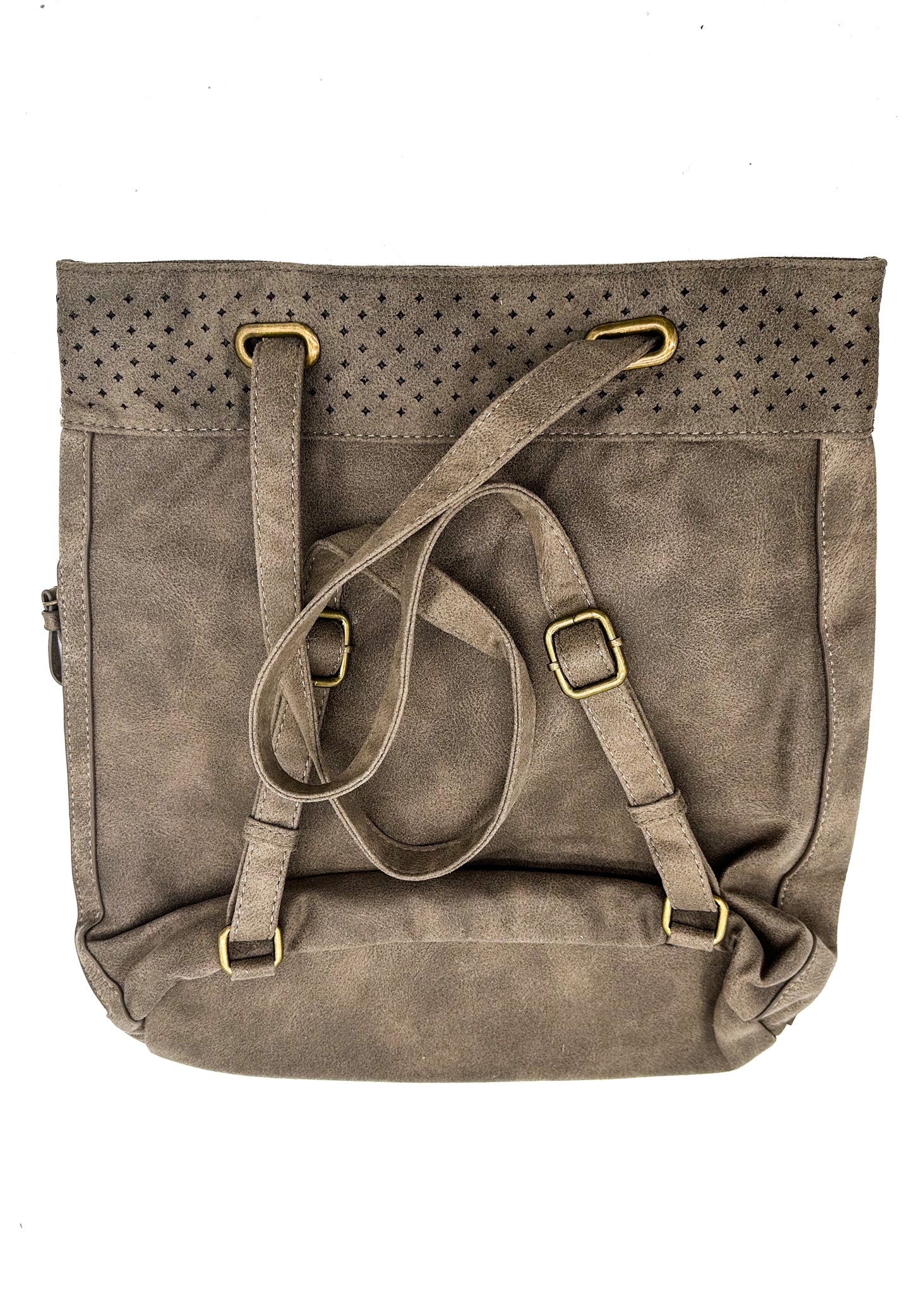 Giggy Backpack in Taupe - Charming Charlie