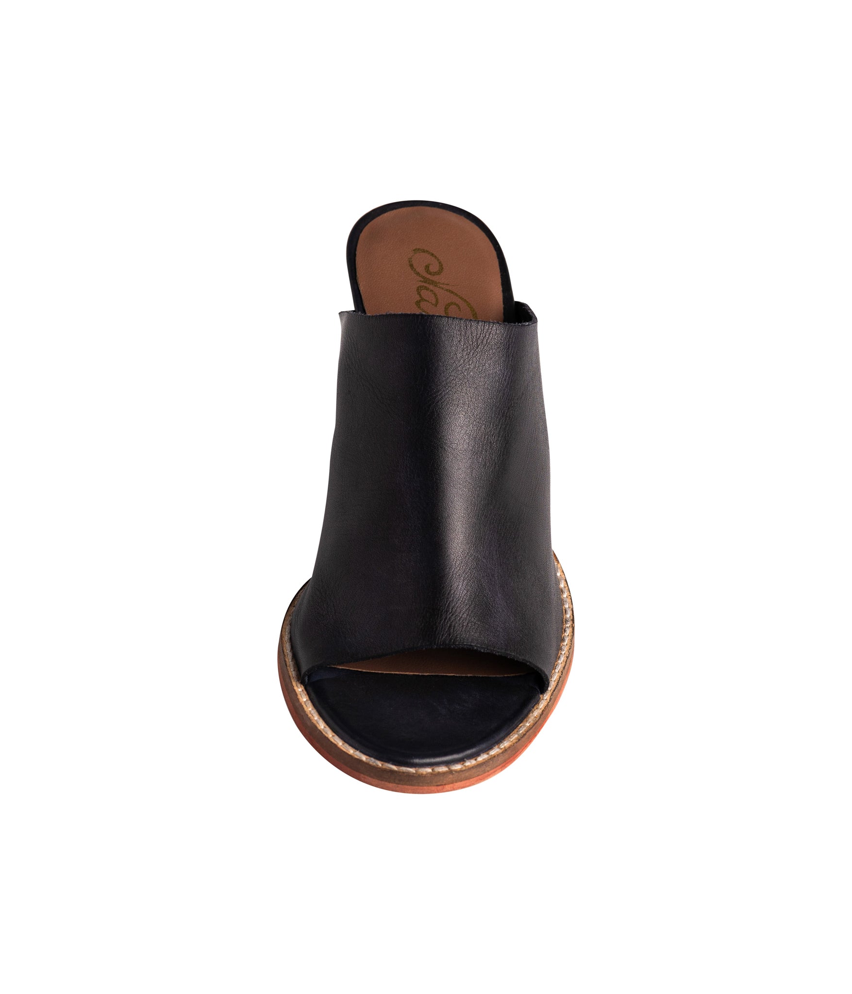 Hallie Heeled Sandal in Black - Charming Charlie