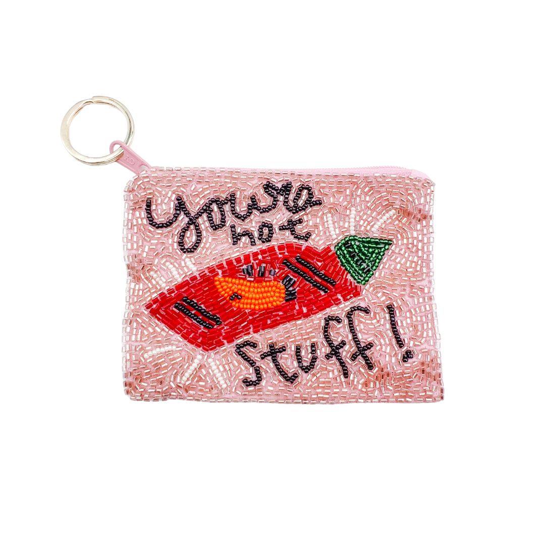 Hot Stuff keychain pouch - Charming Charlie