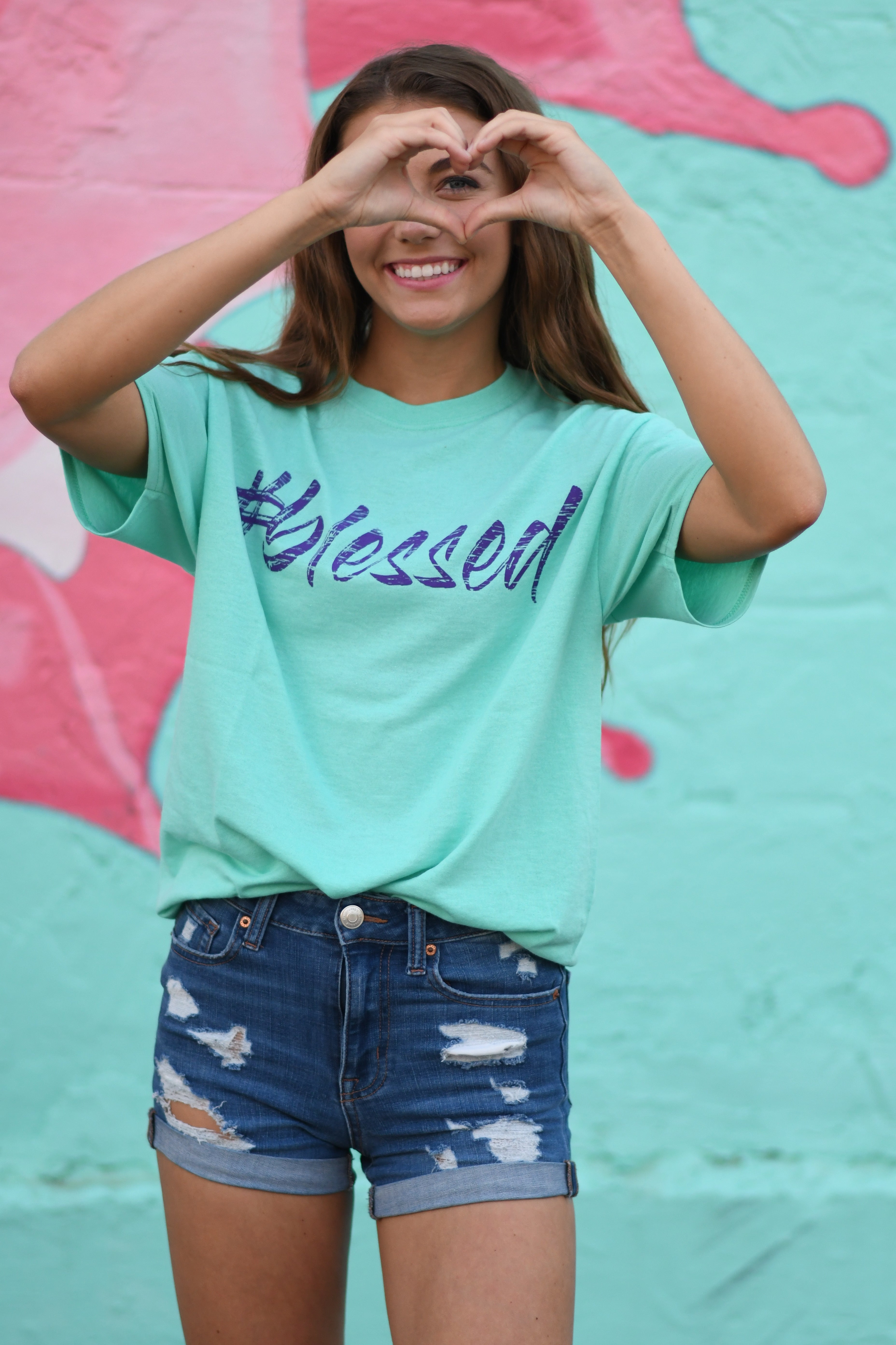#Blessed Tee - Charming Charlie