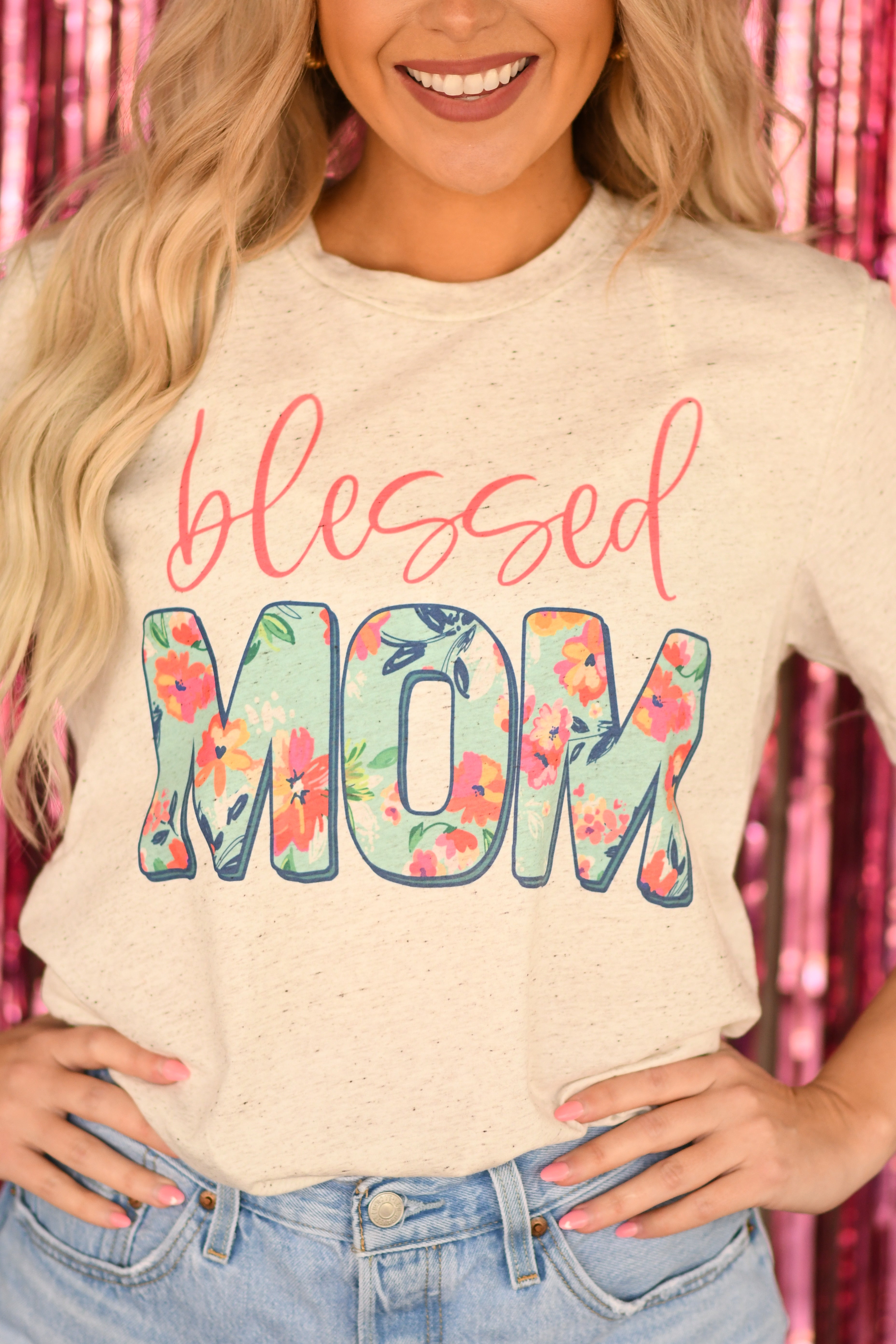 Blessed Mother’s Day Pick Your Name Tees - Charming Charlie