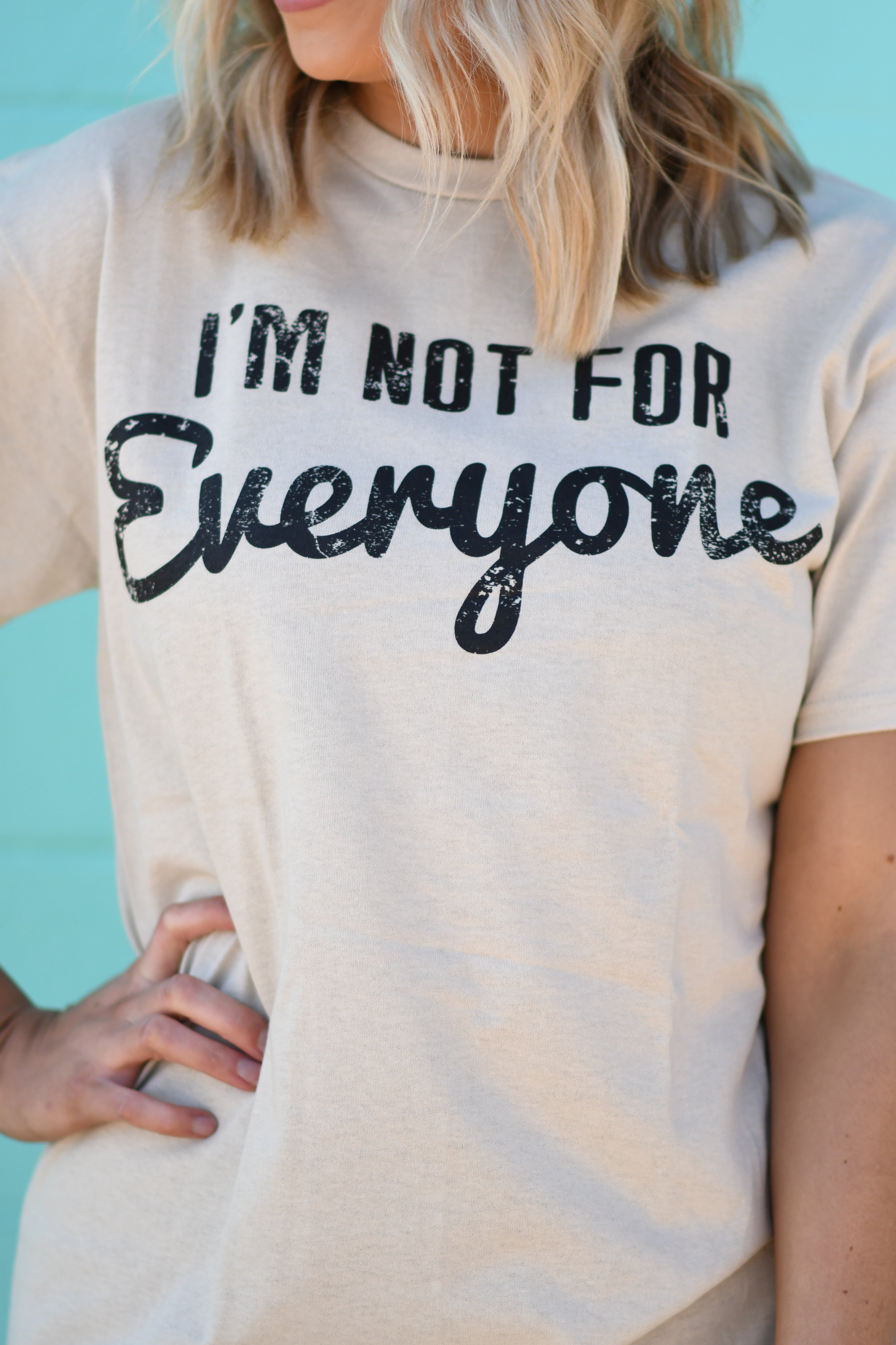 I’m Not For Everyone Tee - Charming Charlie