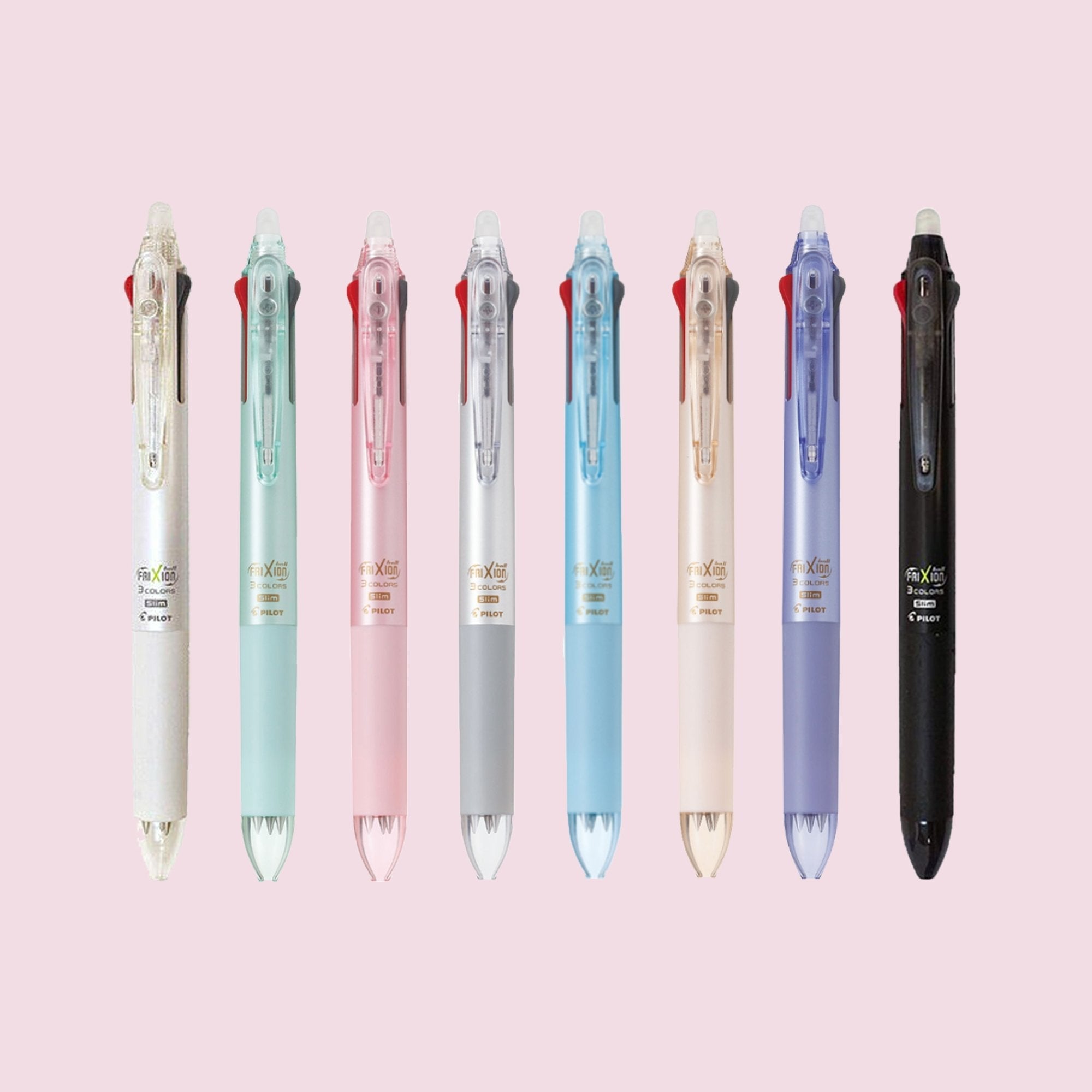 Japanese Pilot FriXion Erasable Tricolor Pen - Multitasky