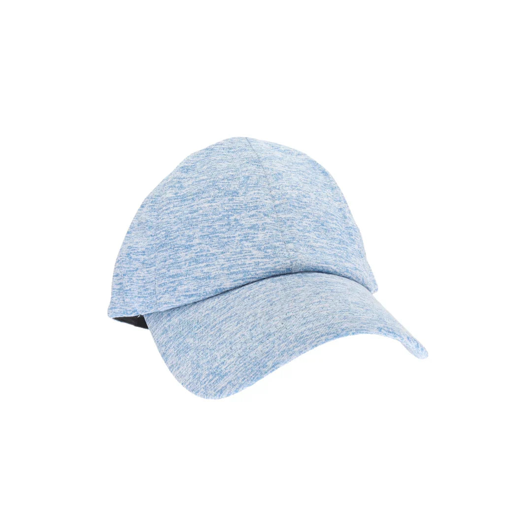Heather_Denim- Jersey Knit Active High Pony C.C Ball Cap combines comfort and functionality with its soft, breathable jersey knit fabric. Designed for active lifestyles, it features a high ponytail opening that allows for easy, stylish wear without compromising fit. Ideal for workouts or casual outings, this cap offers a secure fit and moisture-wicking properties to keep you cool and comfortable throughout your day.