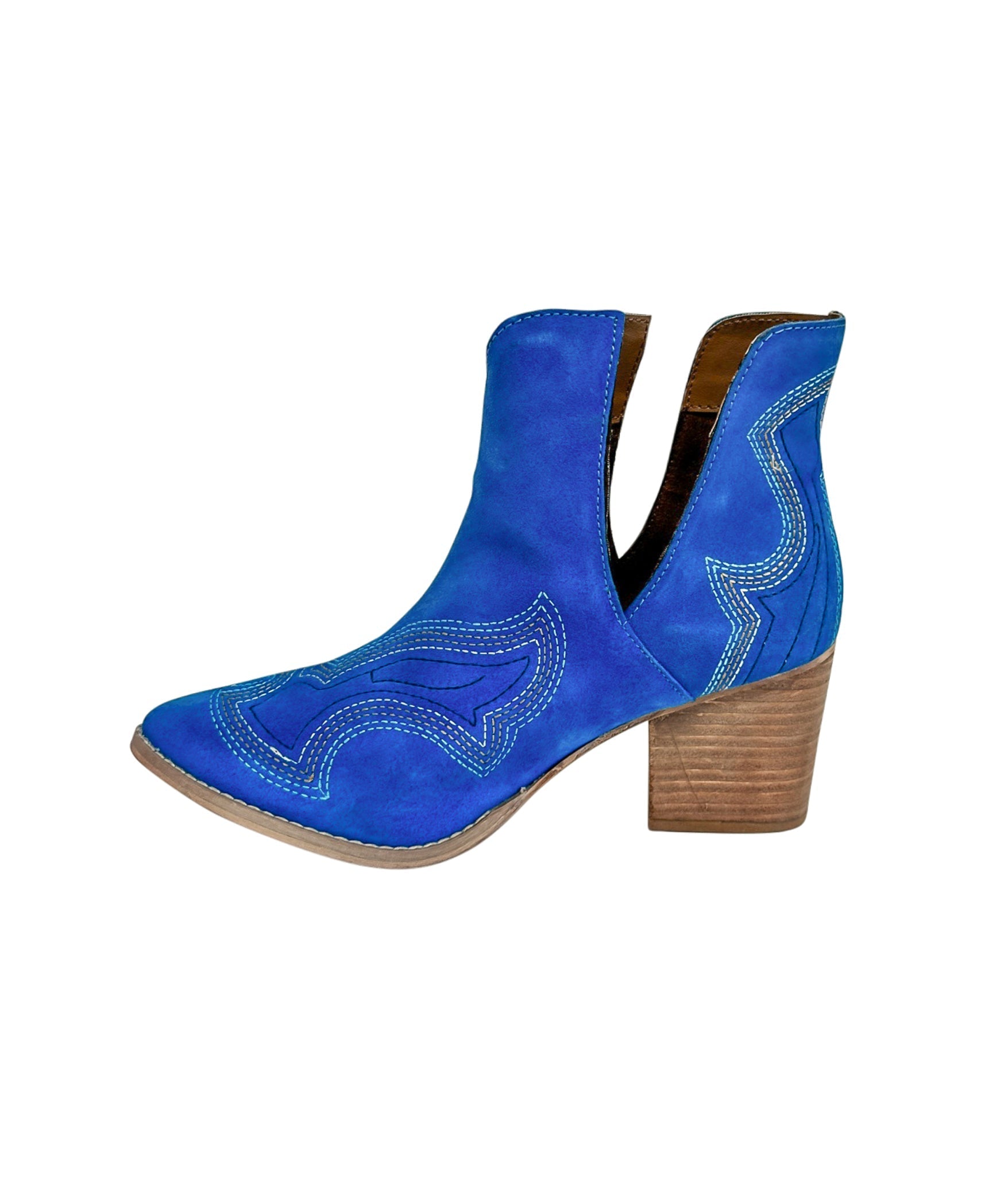 Journee Ankle Boots in Blue - Charming Charlie
