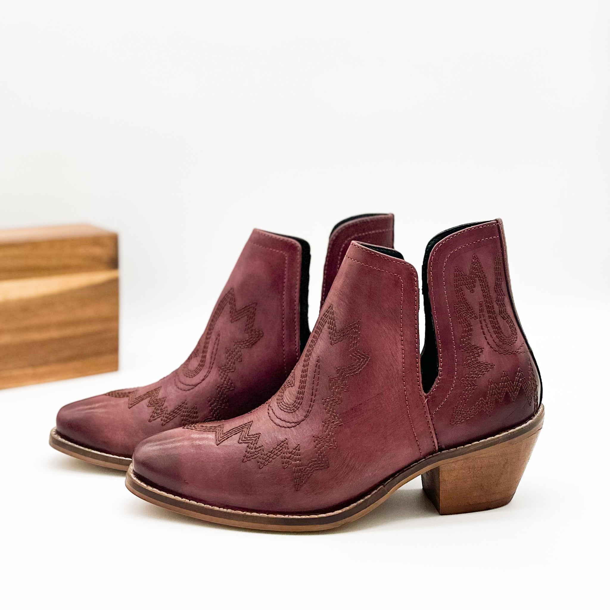 Kickin' Booties in Burgundy - Charming Charlie