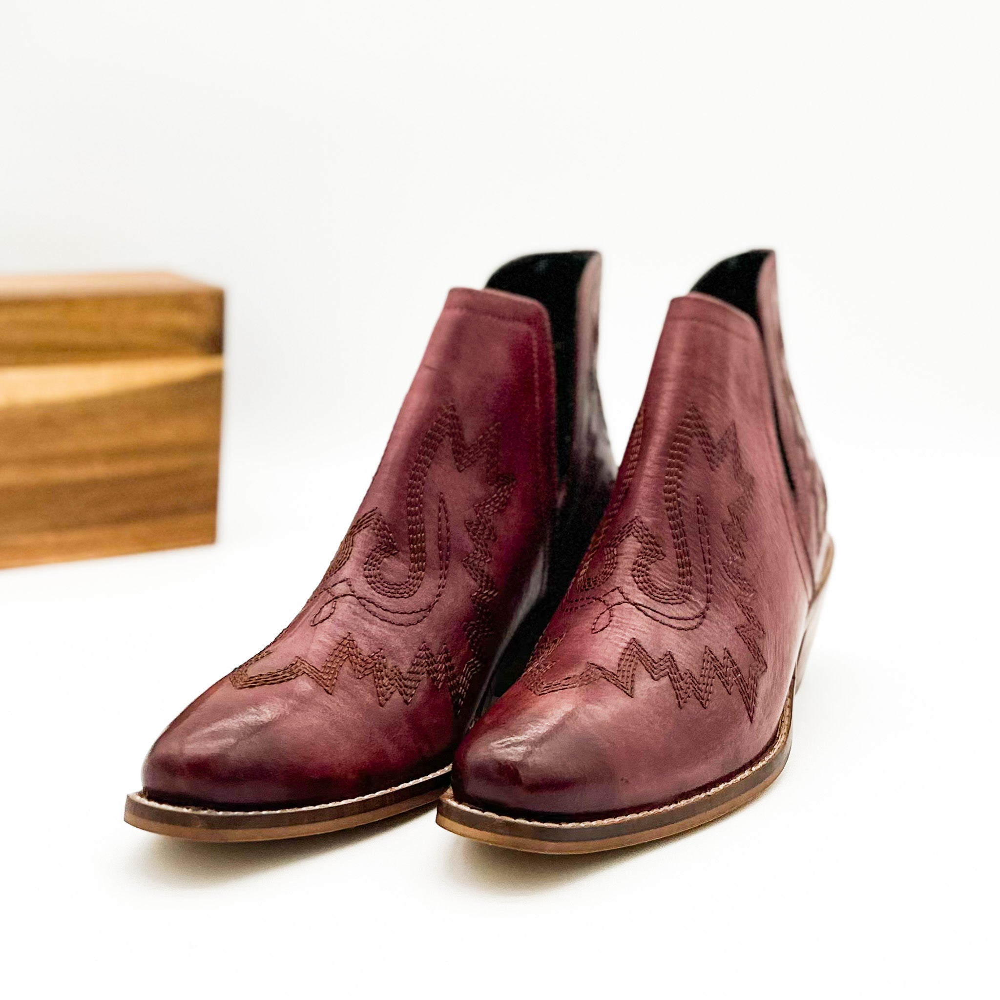 Kickin' Booties in Burgundy - Charming Charlie