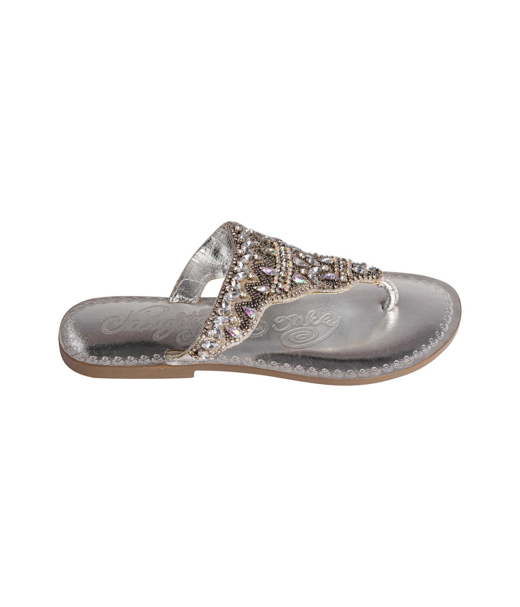Loving U Sandals in Silver - Charming Charlie
