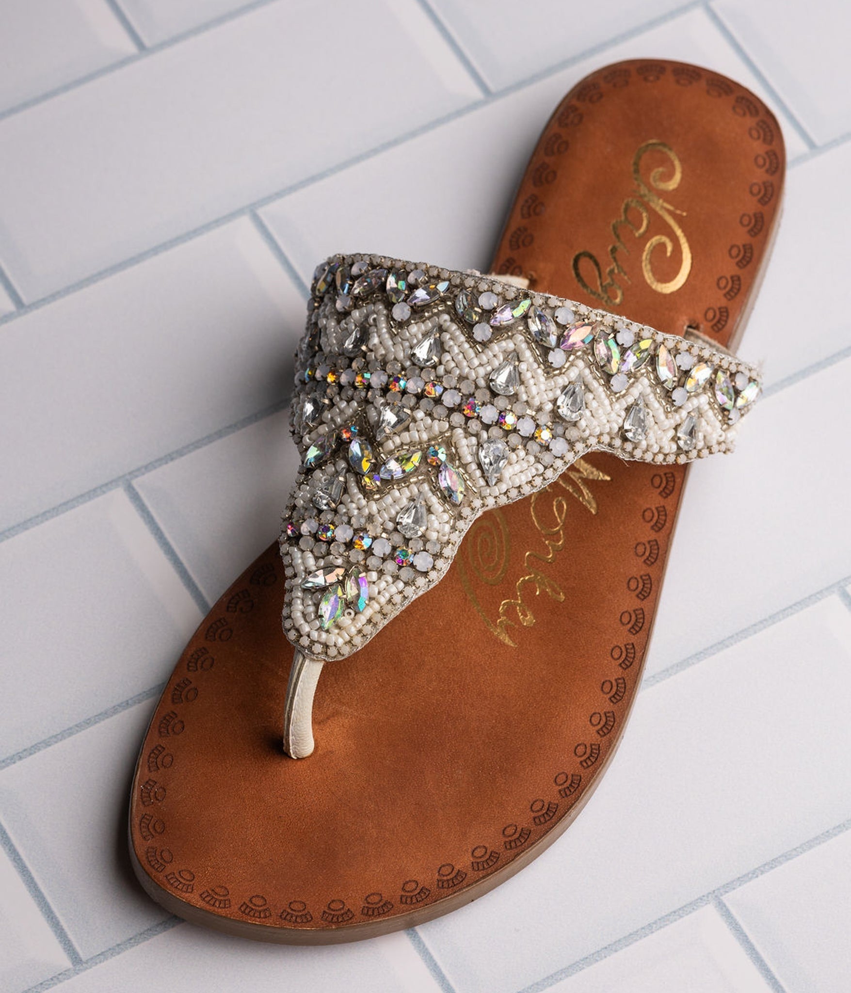 Loving U Sandals in White - Charming Charlie