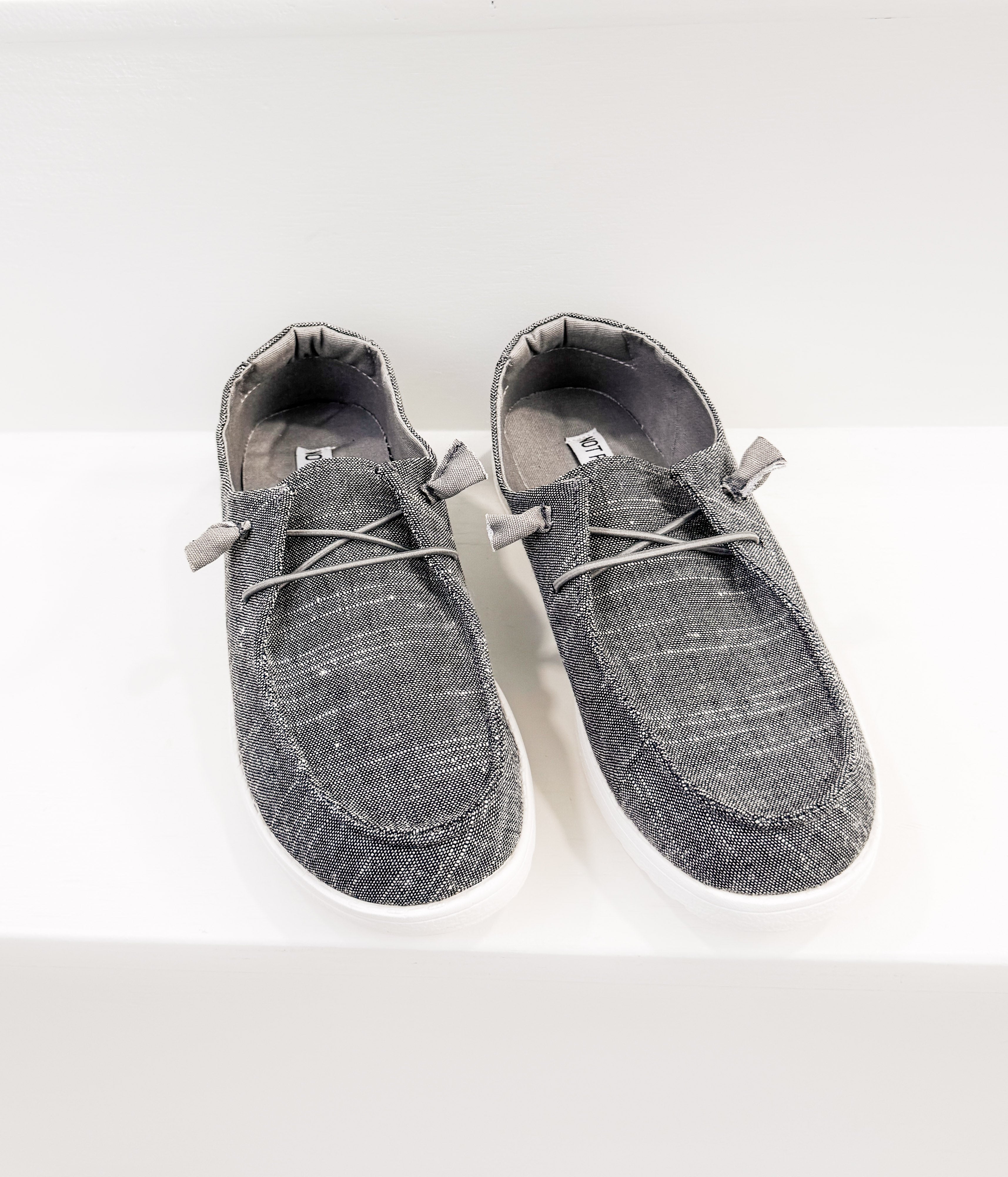 Maco Sneaker in Charcoal - Charming Charlie