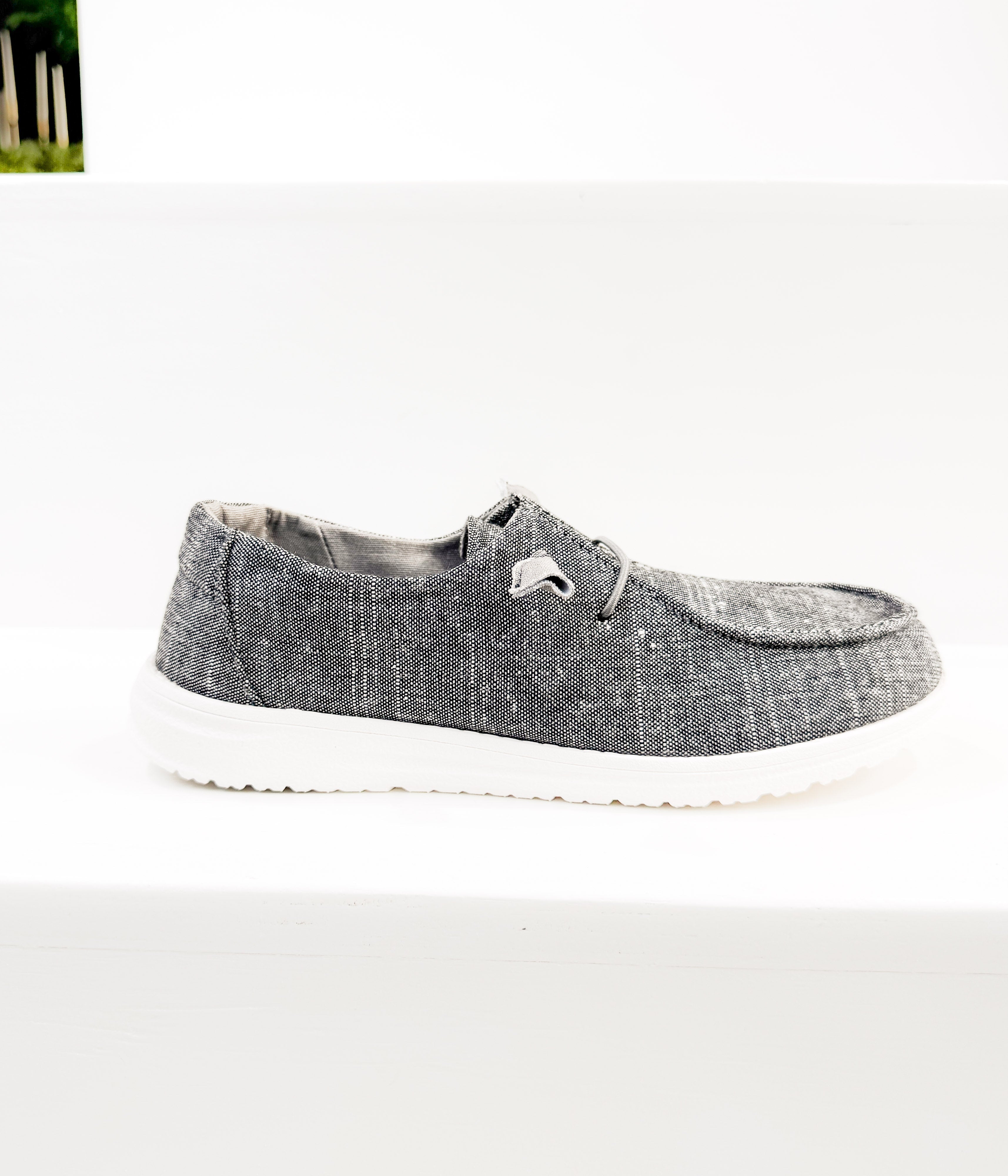 Maco Sneaker in Charcoal - Charming Charlie