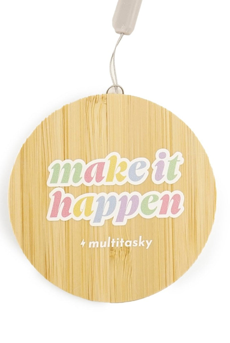 Make It Happen 6 - in - 1 Multi - USB Bamboo Charging Adapter Cable Kit - Multitasky