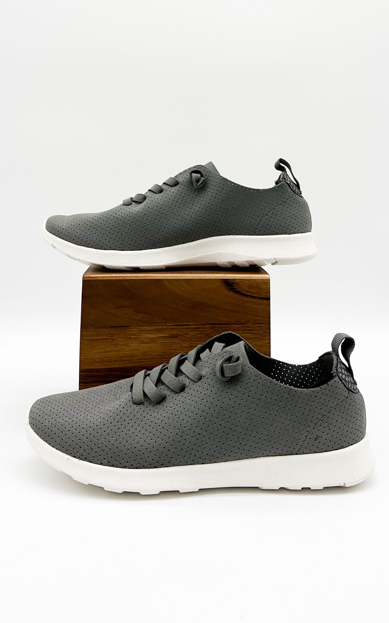 Mayo Sneaker in Grey - Charming Charlie