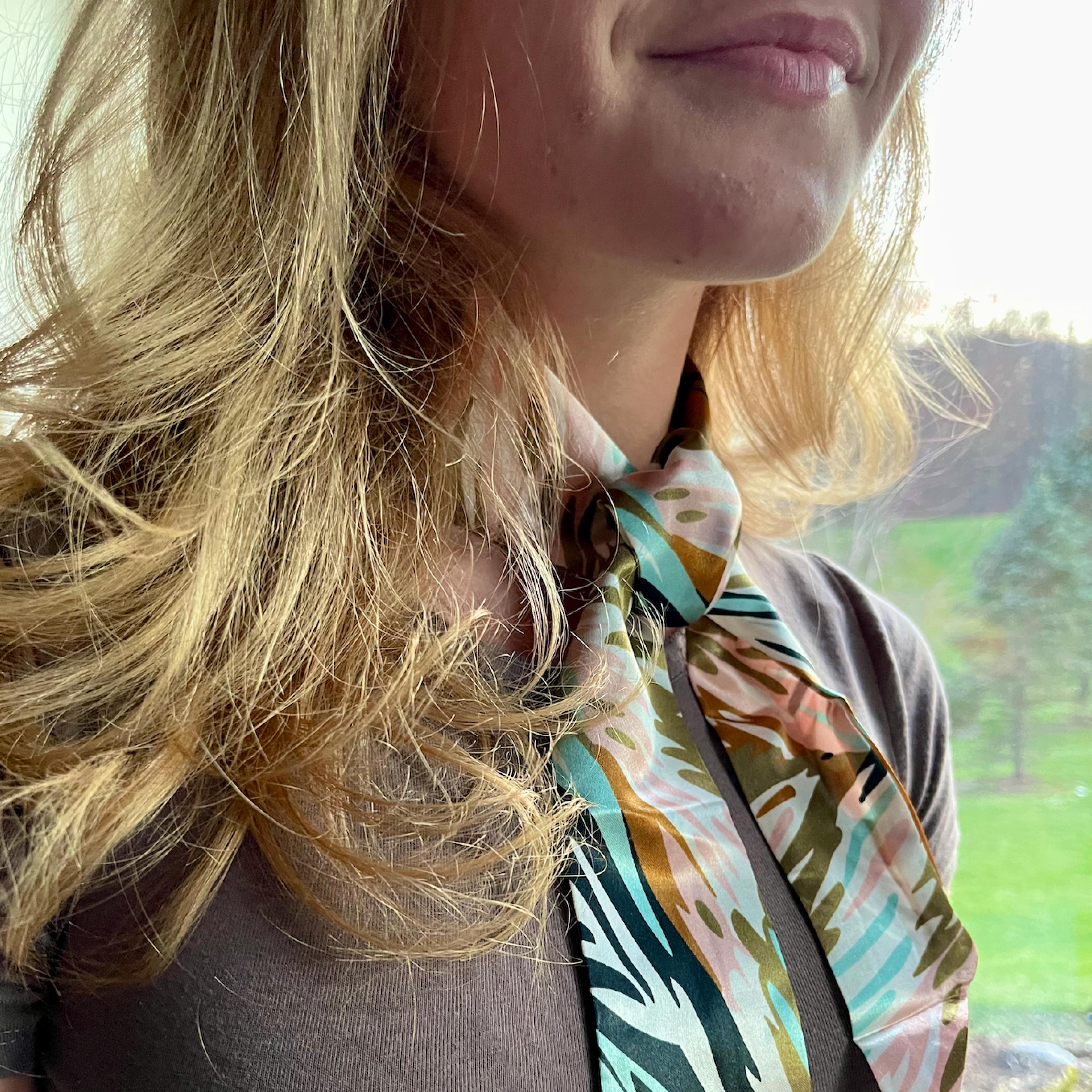 Silk Scarf (Multiple Colors) - Charming Charlie