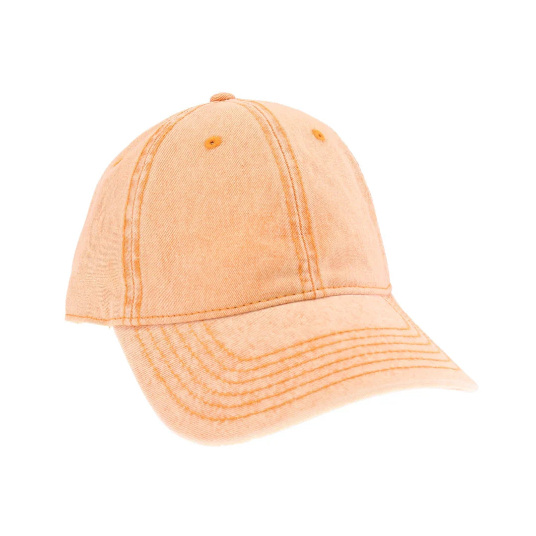 Orange C.C Plain Acid Wash Cotton Baseball Cap is the perfect choice for a fashionable and comfortable headwear option. Made with high-quality cotton, this cap features a unique acid wash design that adds a touch of style to any outfit. Expertly crafted and designed, it offers both comfort and durability, making it an ideal accessory for any occasion.