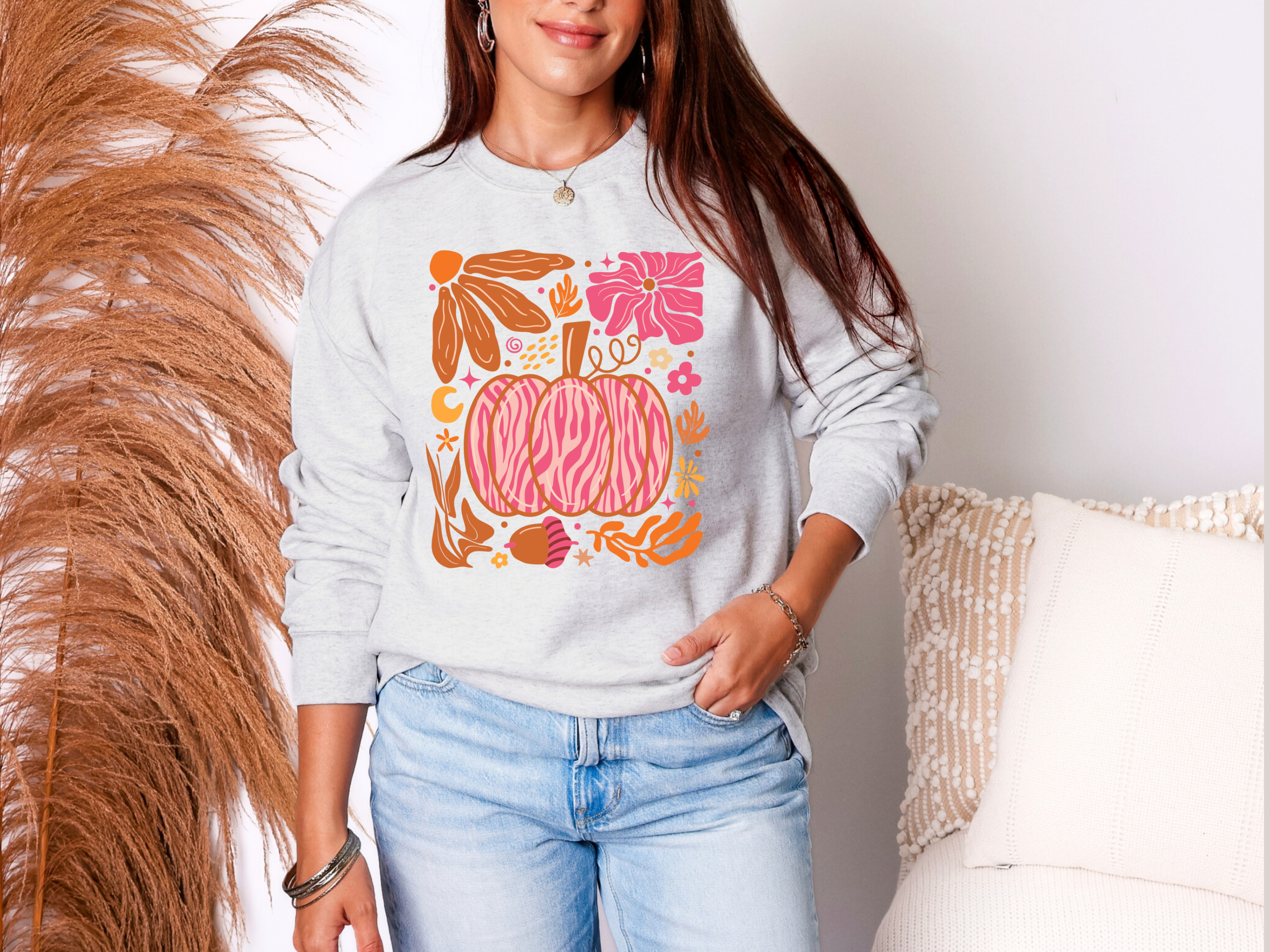 Pumpkin Boho Sweatshirt - Charming Charlie