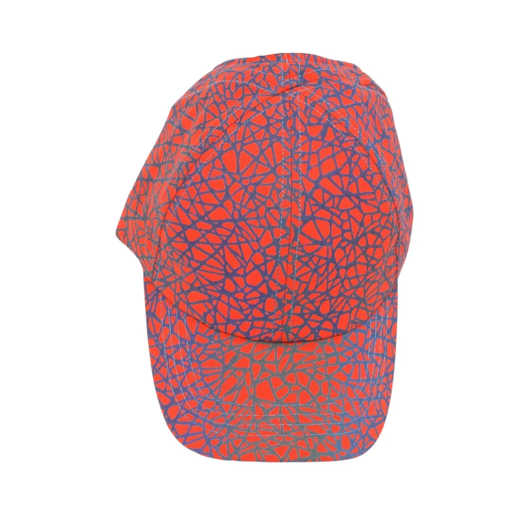 Reflective Geometric Print Athleisure CC High Pony Ball Cap combines advanced design with practical features for active lifestyles. Its reflective geometric print enhances visibility during low-light conditions, while the high ponytail cutout offers comfort and convenience for those with longer hair. Engineered for a secure fit and durability, this cap is ideal for athletes and fitness enthusiasts seeking both style and functionality in their headwear.