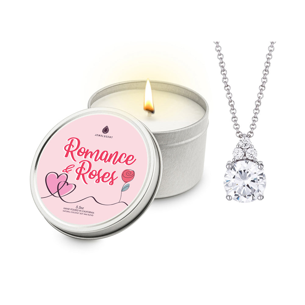 Romance & Roses 5.5oz Tin Jewelry Candle - Charming Charlie