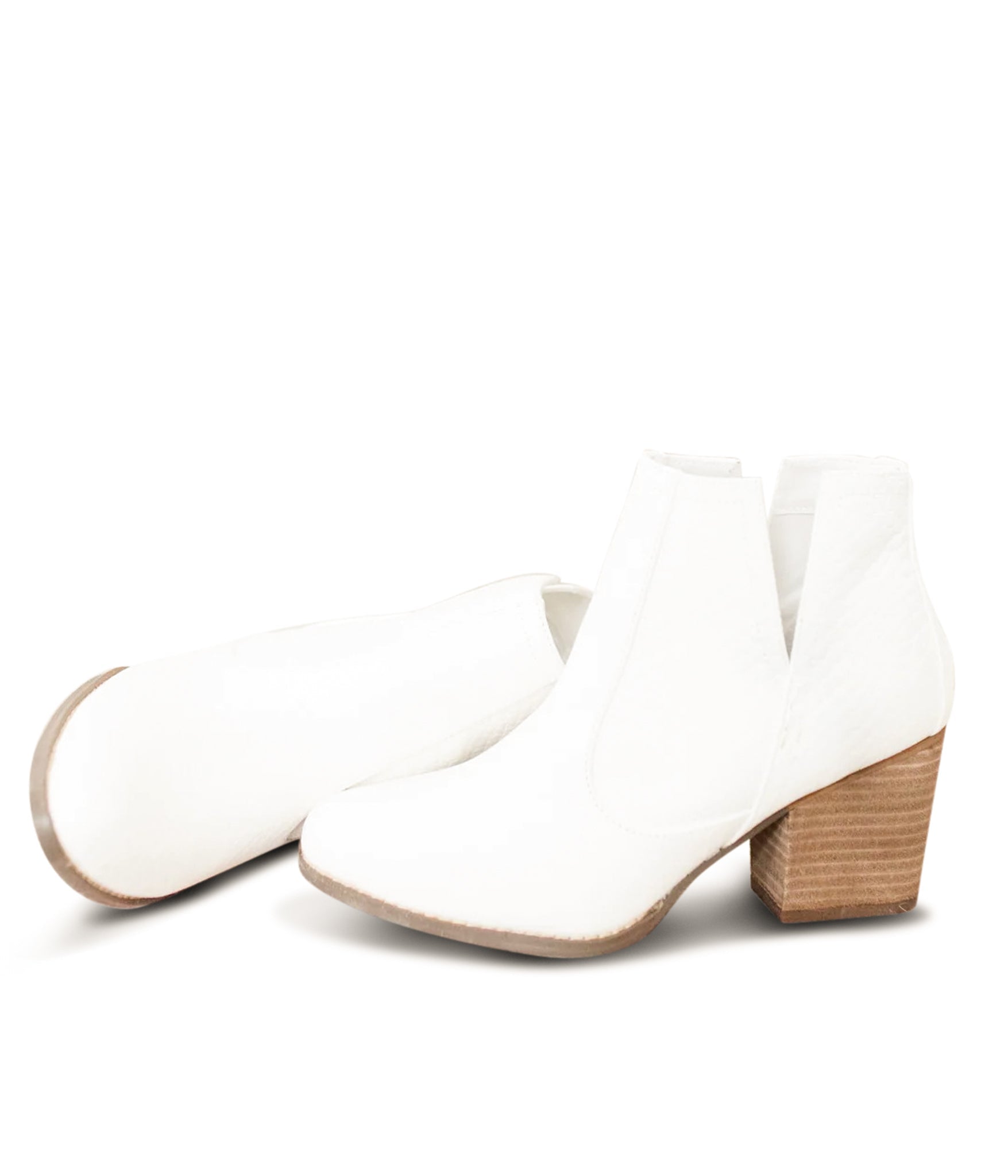 Tarim Bootie in White - Charming Charlie