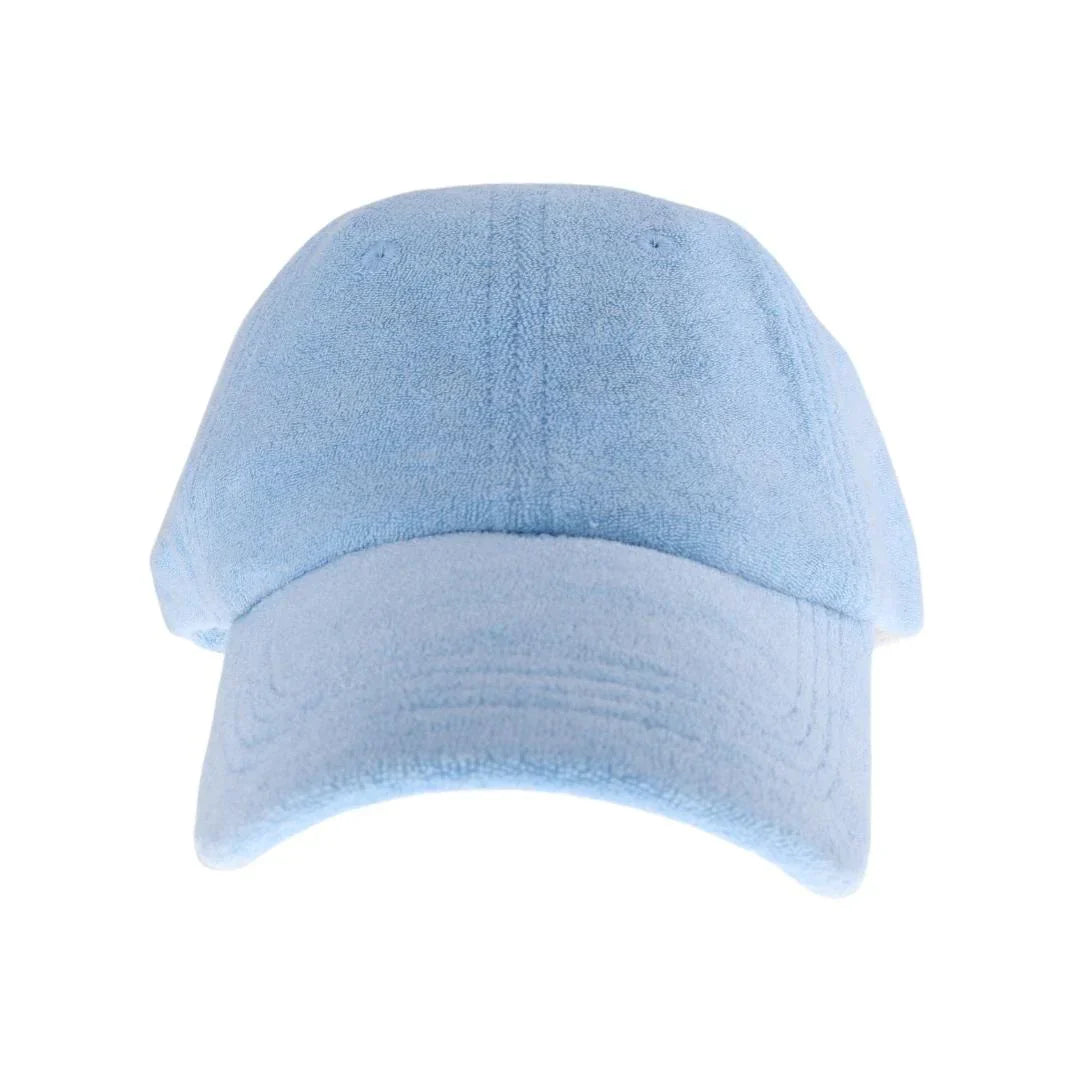 Blue Terry Cloth C.C Baseball Cap combines classic style with exceptional comfort. Crafted from soft terry cloth fabric, it offers a breathable and lightweight fit ideal for everyday wear. Its adjustable strap ensures a secure, customized fit, making it perfect for outdoor activities or casual outings. Durable and easy to maintain, this cap provides both functionality and timeless appeal.