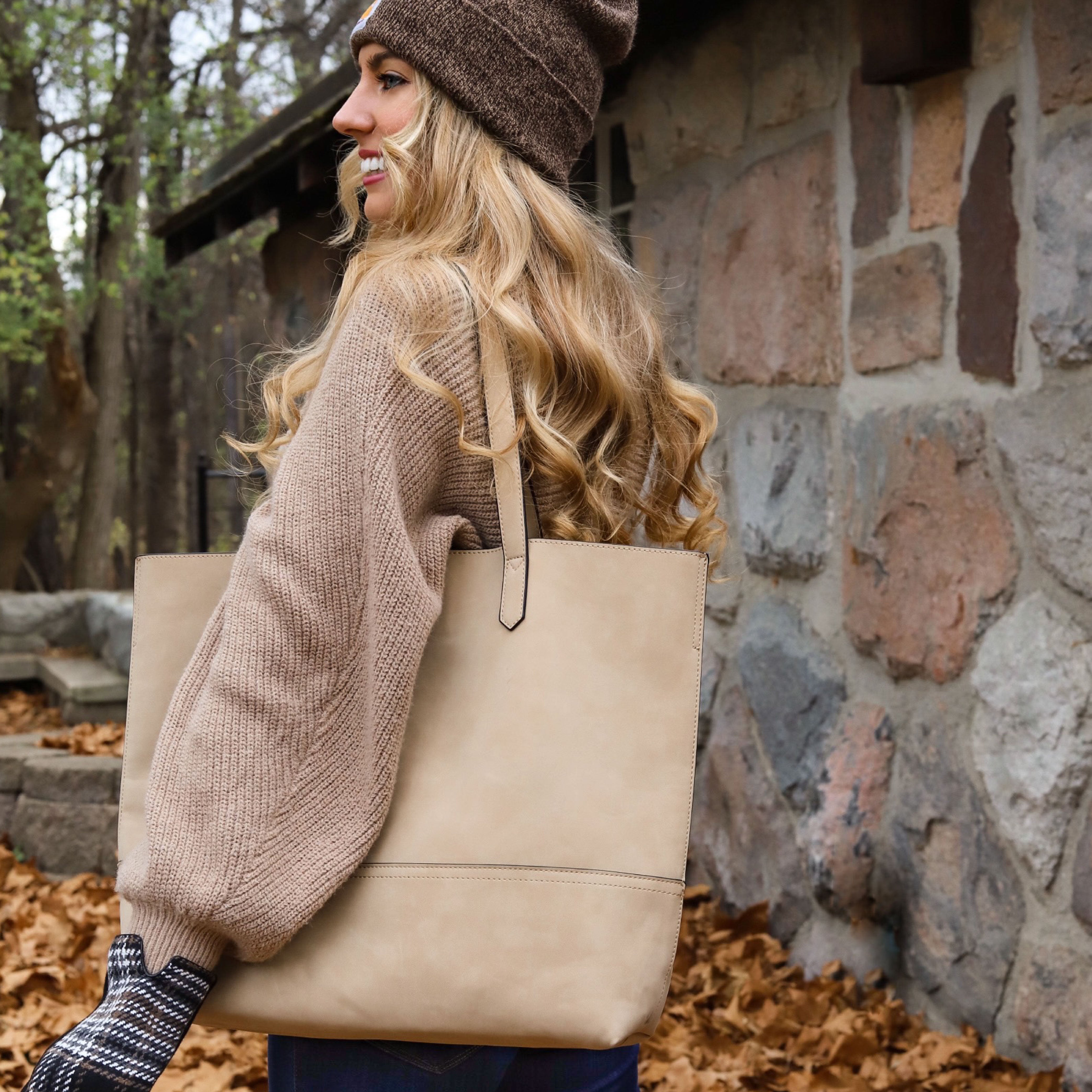 Oprah's Favorite Thing! Taylor Tote, Faux Suede (Multiple Colors) - Charming Charlie