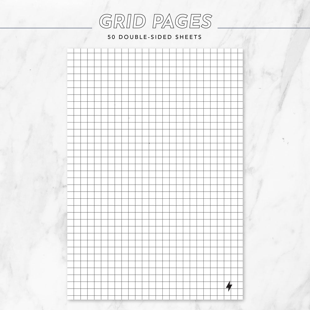 Vegan Leather Organizational Notebook/Journal A5/A6 (3 Paper Options) - Multitasky