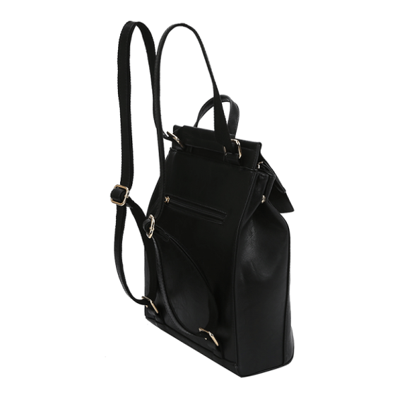 Vegan Backpack Best Seller - Modern Chic Vegan Long-lasting Faux Leather Backpack Convertible Bag, largely spaced, daily necessities can be put into this fashionable bag, take it to school, work or a day trip, simple sophistication, dress to impress. Perfect Birthday Gift, Anniversary Gift, Thank you Gift, Vegan Convertible Backpack