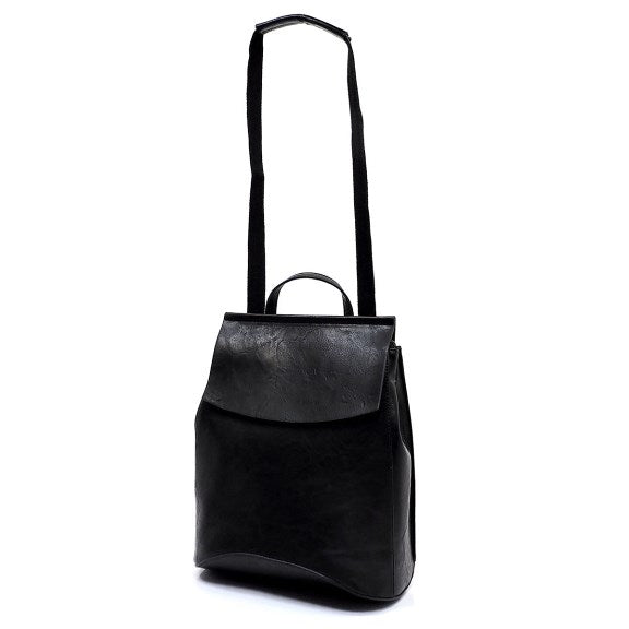 Vegan Backpack Best Seller - Modern Chic Vegan Long-lasting Faux Leather Backpack Convertible Bag, largely spaced, daily necessities can be put into this fashionable bag, take it to school, work or a day trip, simple sophistication, dress to impress. Perfect Birthday Gift, Anniversary Gift, Thank you Gift, Vegan Convertible Backpack