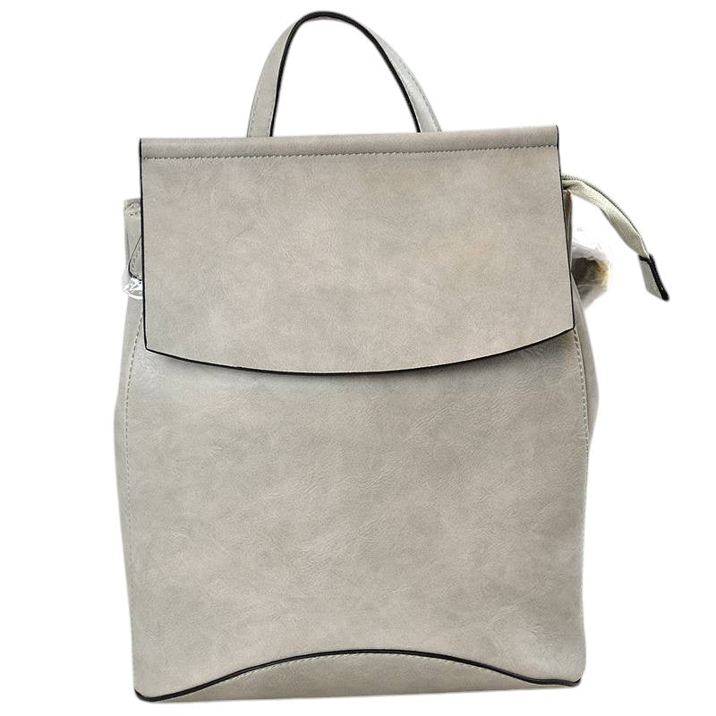 Vegan Backpack Best Seller - Modern Chic Vegan Long-lasting Faux Leather Backpack Convertible Bag, largely spaced, daily necessities can be put into this fashionable bag, take it to school, work or a day trip, simple sophistication, dress to impress. Perfect Birthday Gift, Anniversary Gift, Thank you Gift, Vegan Convertible Backpack
